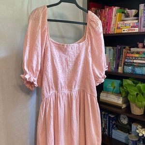 Pink Midi Dress